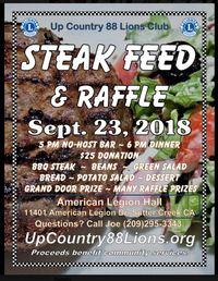 Lions club dinner