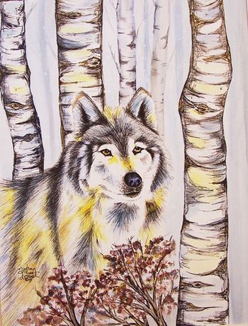 Water color pen and ink. Memories
