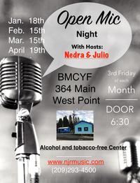 Open Mic with Nedra and Julio