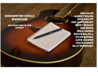 Tuesday night songwriter Circle Showcase 