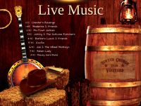 All Day Party Wheel Monkeys slot on Memorial Day 1PM to 10PM Sunday Party Scotch Church Road Vineyard