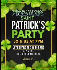 St Patrick's Day at Pizzario