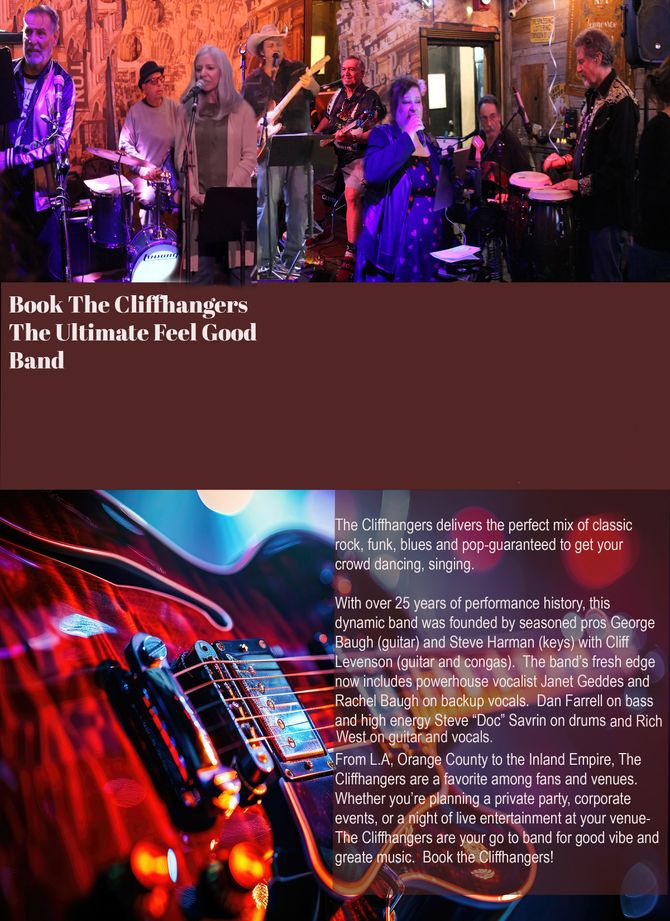 cliffhangFill out the form below and we’ll get back to you within 24 hours.  7ers a classic rock cover band open for booking in the Los Angeles, Orange County, Riverside and San Diego areas. 