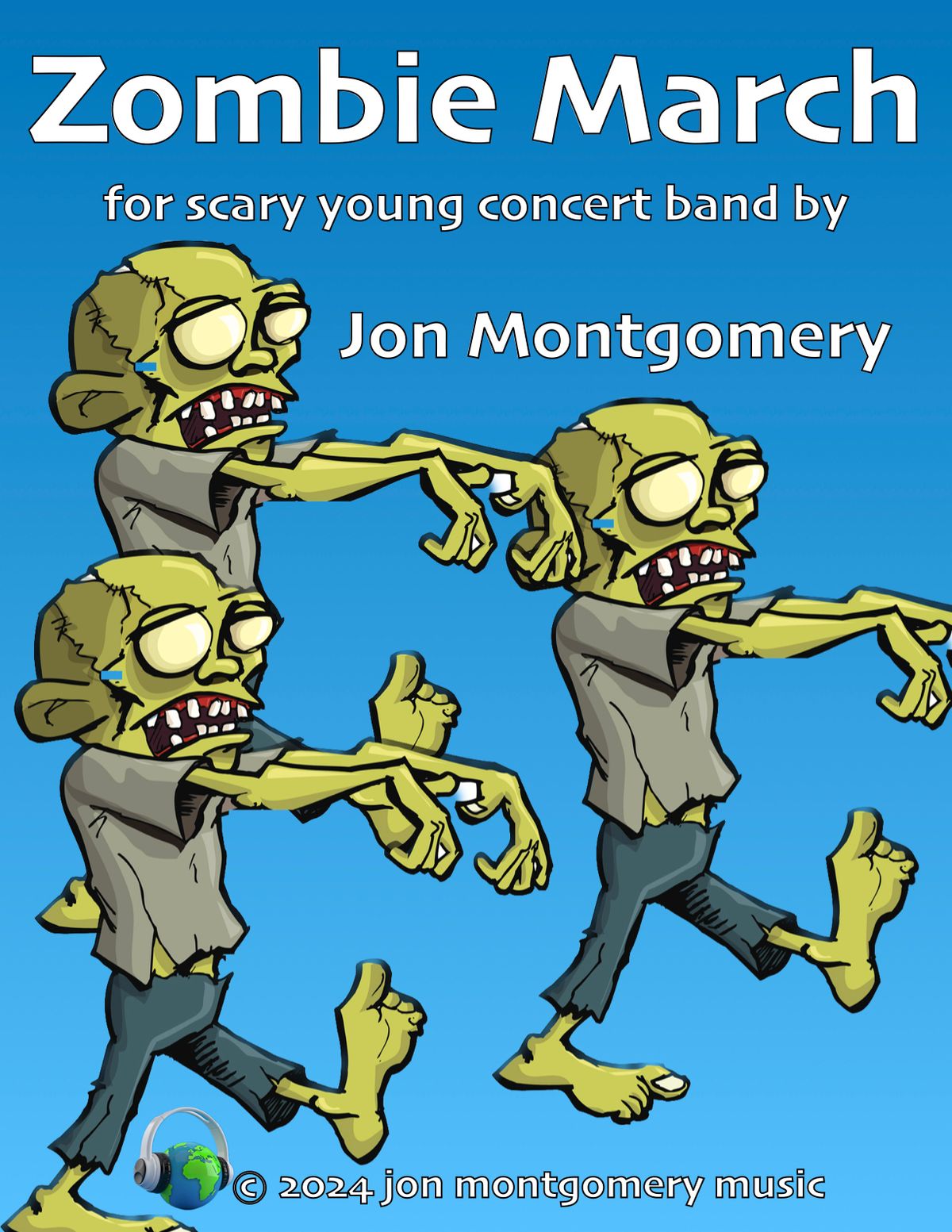 Zombie March for beginning concert band