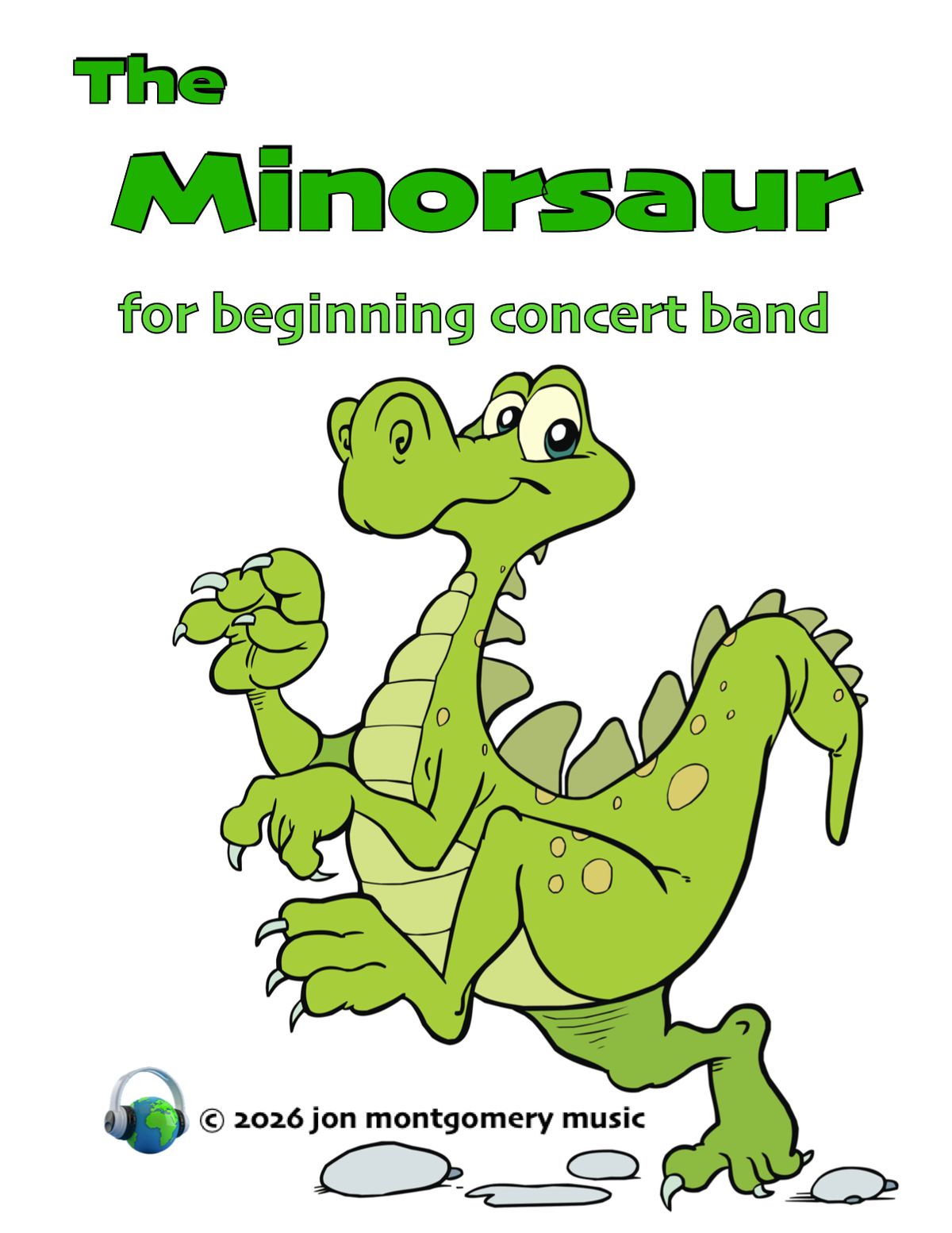 The Minorsaur for beginning concert band