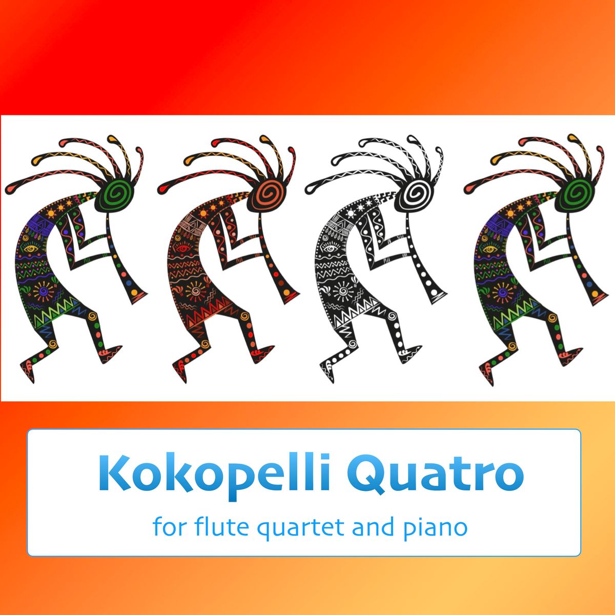 Kokopelli Quatro for advanced flute quartet
