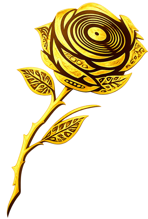 Cellus gold rose logo