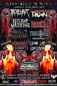 Spleen's Big 30 Metalfest at Joe's Grotto!