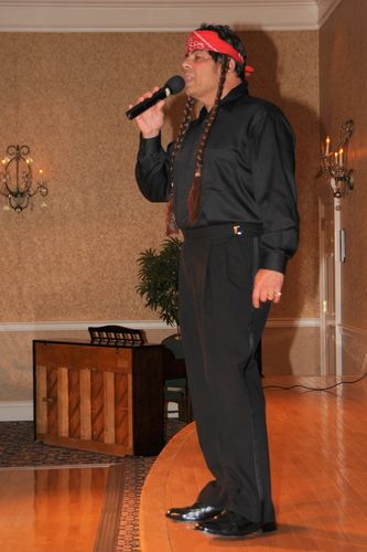 Lou does his Willy Nelson. The crowd goes wild.
