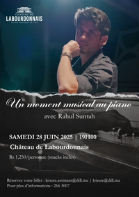 Une Soirée au Piano avec Rahul Suntah