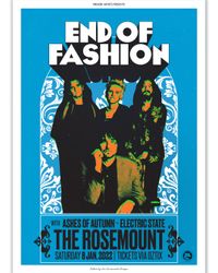 End of Fashion w/special guests Ashes of Autumn & Electric State