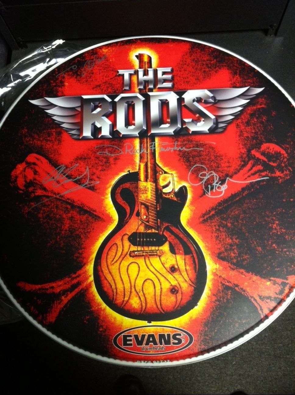 The Rods Vengeance Souvenir Drumhead 14"