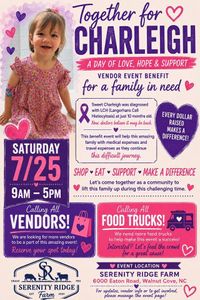 Together for Charleigh - Vendor Event Benefit