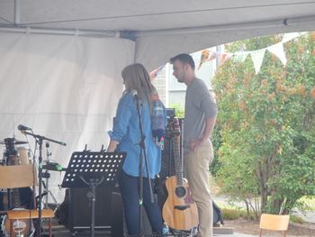With Nick Harper at Summer Solstice 2016
