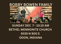 Bobby Bowen Family Band Concert (Odon Indiana)