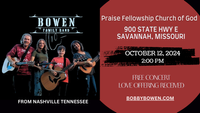 Bobby Bowen Family Concert (Savannah, MIssouri)