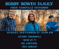 Bobby Bowen Family Concert (Ida, Louisiana)