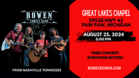 Bobby Bowen Family Concert (Paw Paw, Michigan)