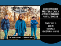 Bobby Bowen Family Band Concert (Palmyra, Tennessee)