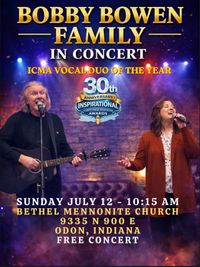 Bobby Bowen Family Concert (Odon, Indiana)