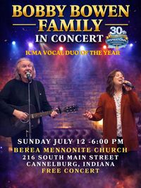 Bobby Bowen Family Concert (Cannelburg, Indiana)