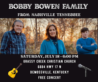 Bobby Bowen Family Concert (Demossville, Kentucky)
