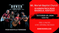 Bobby Bowen Family Concert (Magnolia, Kentucky)