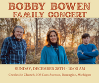 Bobby Bowen Family Band Concert (Dowagiac Michigan)