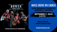 Bobby Bowen Family Concert (Wingina, Virginia)