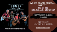 Bobby Bowen Family Concert (Brookland, Arkansas)