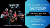 Bobby Bowen Family Concert (Arrington, Virginia)