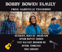 Bobby Bowen Family Concert (Apison, Tennessee)