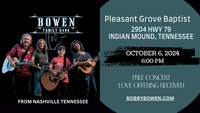 Bobby Bowen Family Concert (Indian Mound Tennessee)