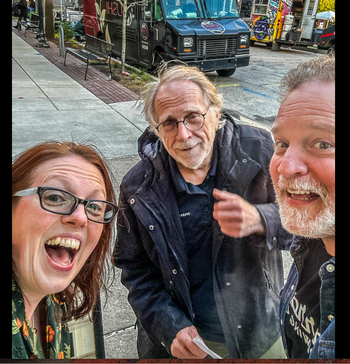 With Marc Douglas Berardo & Grace Morrison at Warehouse3 in Swarthmore
