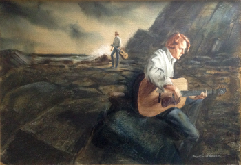 Martin Ahearn watercolor
