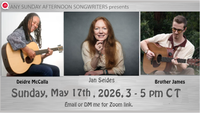 Any Sunday Songwriters hosted by Jan Seides