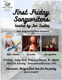 First Friday Songwriters hosted by Jan Seides