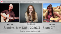 Any Sunday Songwriters hosted by Jan Seides