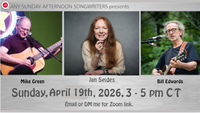 Any Sunday Songwriters hosted by Jan Seides