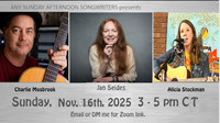 Any Sunday Songwriters hosted by Jan Seides