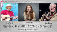 Any Sunday Songwriters hosted by Jan Seides