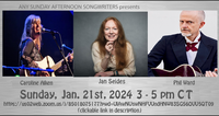 Any Sunday Songwriters hosted by Jan Seides