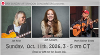 Any Sunday Songwriters hosted by Jan Seides