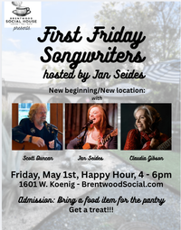 First Friday Songwriters hosted by Jan Seides