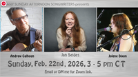 Any Sunday Songwriters hosted by Jan Seides