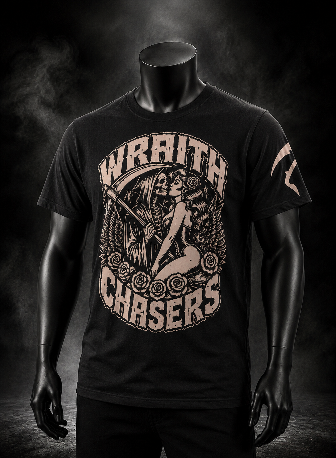 Wraith Chasers Roses Tee