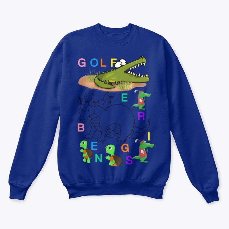 Golfer Begins Money Sweater