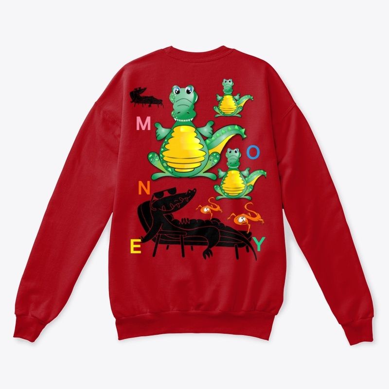 Money Dragon Charm Sweater