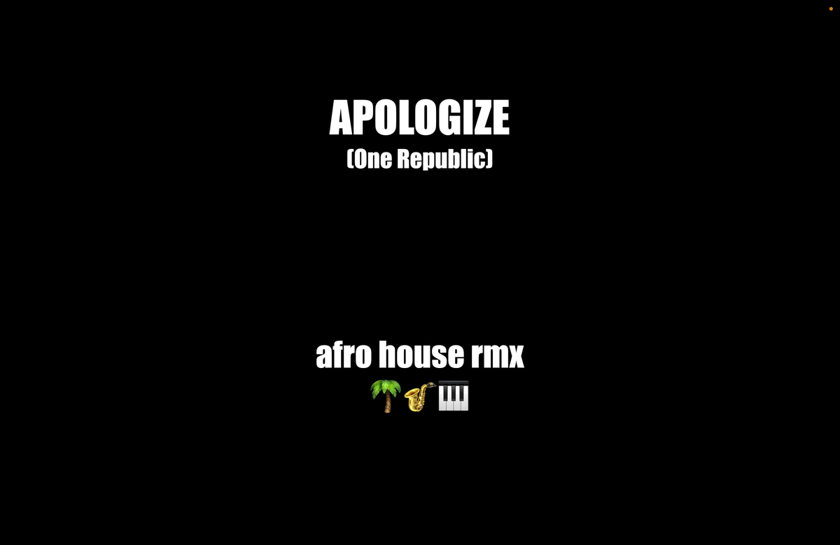 Apologize - complete score - Eb score