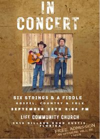 Six Strings & A Fiddle Show!